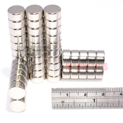 Magnets 10x5 mm Neodymium Discs 10mm diameter x 5mm thick