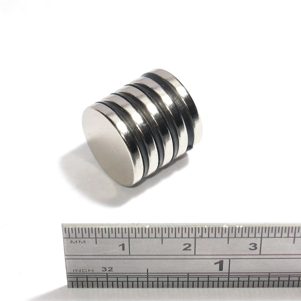 Magnets 15x2 mm Neodymium Discs 15mm diameter x 2mm thick - Spider Magnetics Ltd
 - 1