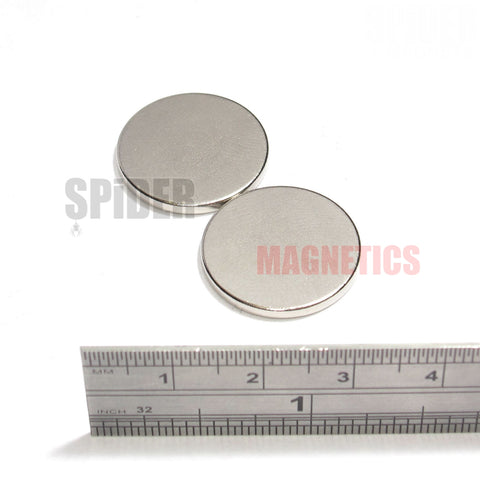 Magnets 20x2 mm Neodymium Discs 20mm diameter x 2mm thick
