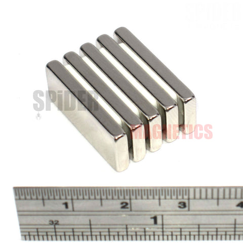 Magnets 25x10x3 mm N52 Grade Neodymium Blocks 25mm x 10mm x 3mm thick