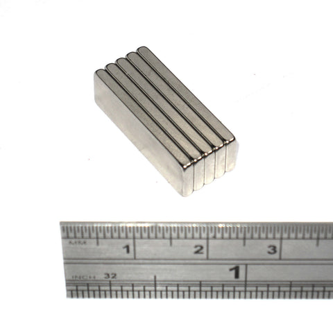 Magnets 25x7x2 mm Neodymium Blocks 25mm x 7mm x 2mm thick - Spider Magnetics Ltd
