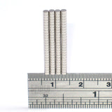 Magnets 2x1 mm N52 Grade Neodymium Discs 2mm diameter x 1mm thick
