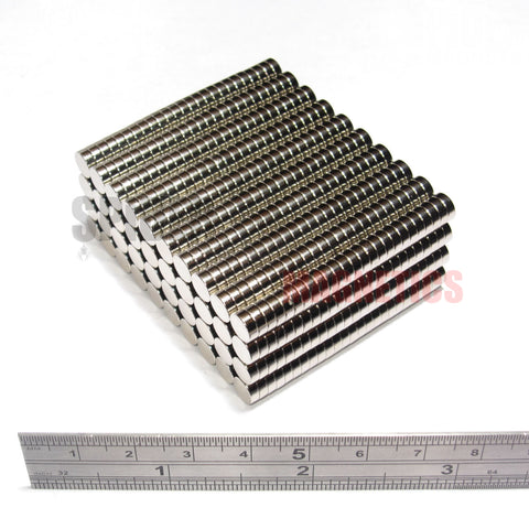 Magnets 6x2 mm Neodymium Discs 6mm diameter x 2mm thick