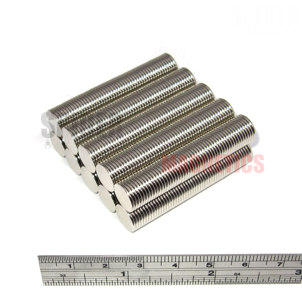 Magnets 10x1 mm N52 Grade Neodymium Discs 10mm diameter x 1mm
