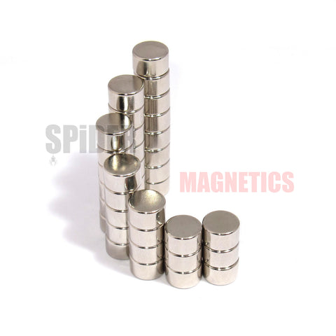 Magnets 10x6 mm Neodymium Discs 10mm diameter x 6mm thick
