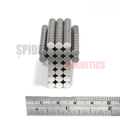 Magnets 5x3 mm N52 Grade Neodymium Discs 5mm diameter x 3mm thick