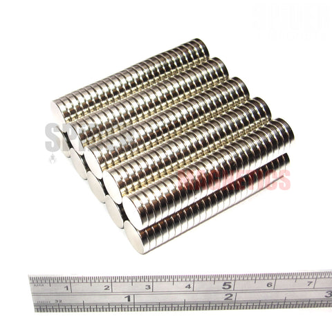 Magnets 10x2 mm N52 grade neodymium discs 10mm diameter x 2mm