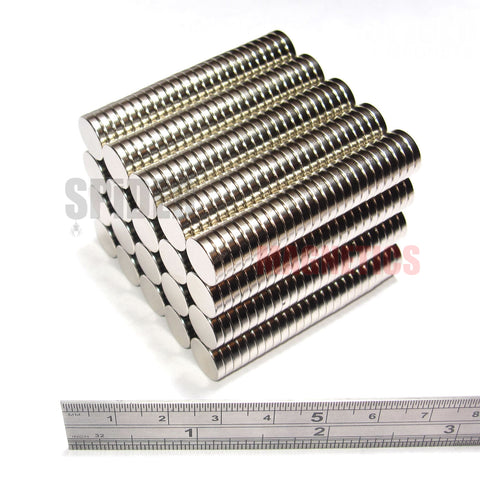 Magnets 10x2 mm Neodymium Discs 10mm diameter x 2mm thick