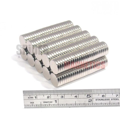 Magnets 12x2 mm Neodymium Discs 12mm diameter x 2mm thick