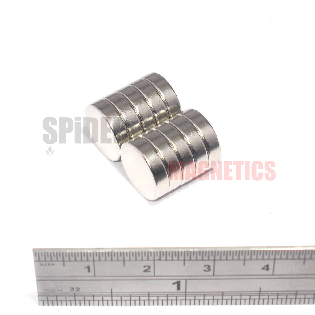 Magnets 12x3 mm Neodymium Discs 12mm diameter x 3mm thick