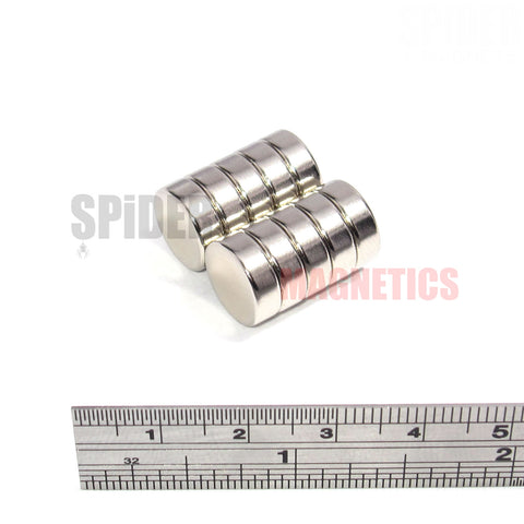 Magnets 12x4 mm Neodymium Discs 12mm diameter x 4mm thick