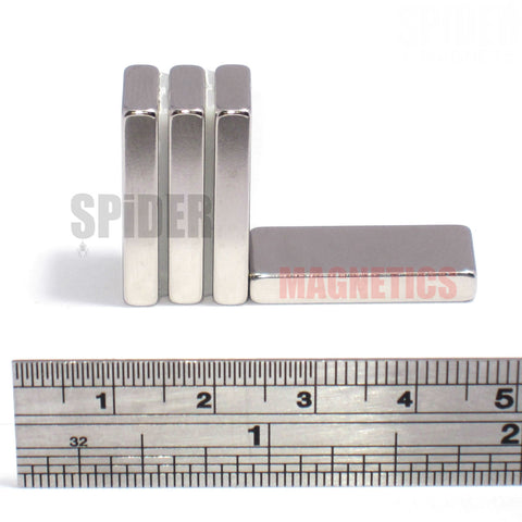 Magnets 25x10x4 mm N52 Grade Neodymium Blocks 25mm x 10mm x 4mm thick