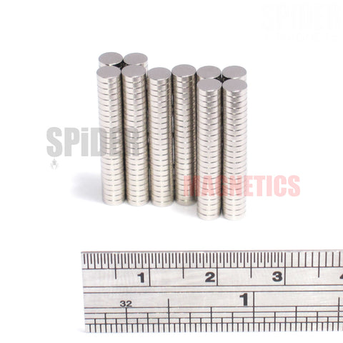 Magnets 4x1 mm N52 Grade Neodymium Discs 4mm diameter x 1mm thick