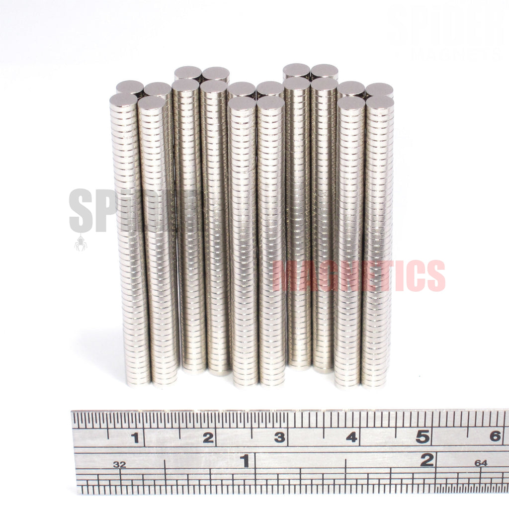 Magnets 4x1 mm Neodymium Discs 4mm diameter x 1mm thick