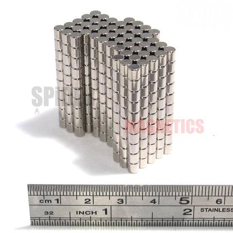 Magnets 4x4 mm Neodymium Discs 4mm diameter x 4mm thick