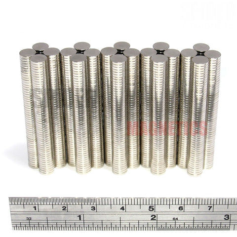 Magnets 6x1 mm Neodymium Discs 6mm diameter x 1mm thick