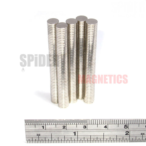 Magnets 6x1 mm N52 Grade Neodymium Discs 6mm diameter x 1mm thick