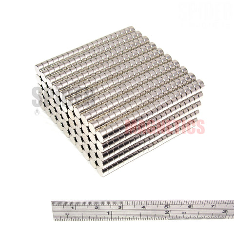 Magnets 6x3 mm Neodymium Discs 6mm diameter x 3mm thick
