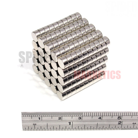 Magnets 6x3 mm N52 grade neodymium discs 6mm diameter x 3mm