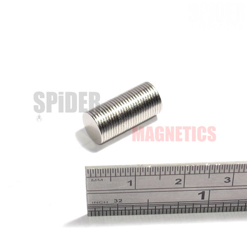 Magnets 8x0.5 mm Neodymium Discs 8mm diameter x 0.5mm thick